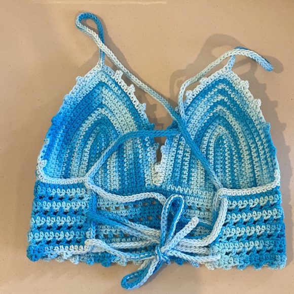 Handmade Crochet Crop Top / bralette - Picture 2 of 5